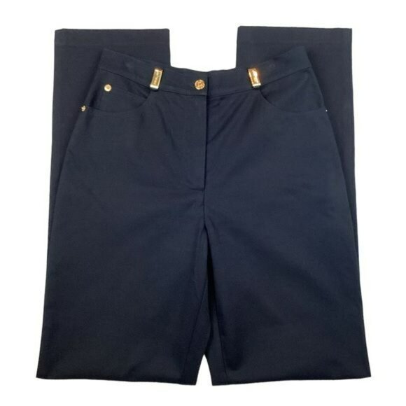 St. John Sport Womens Black Pants Size 4 Made In USA Dry Clean Only - Picture 4 of 10